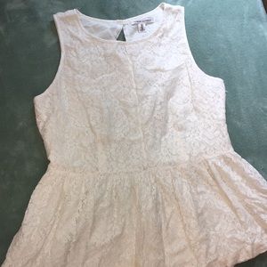 Banana republic lace peplum